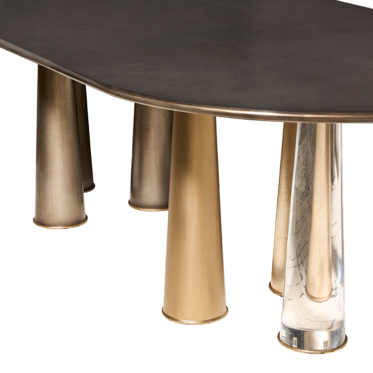 Bennett Dining Table - Acrylic Legs