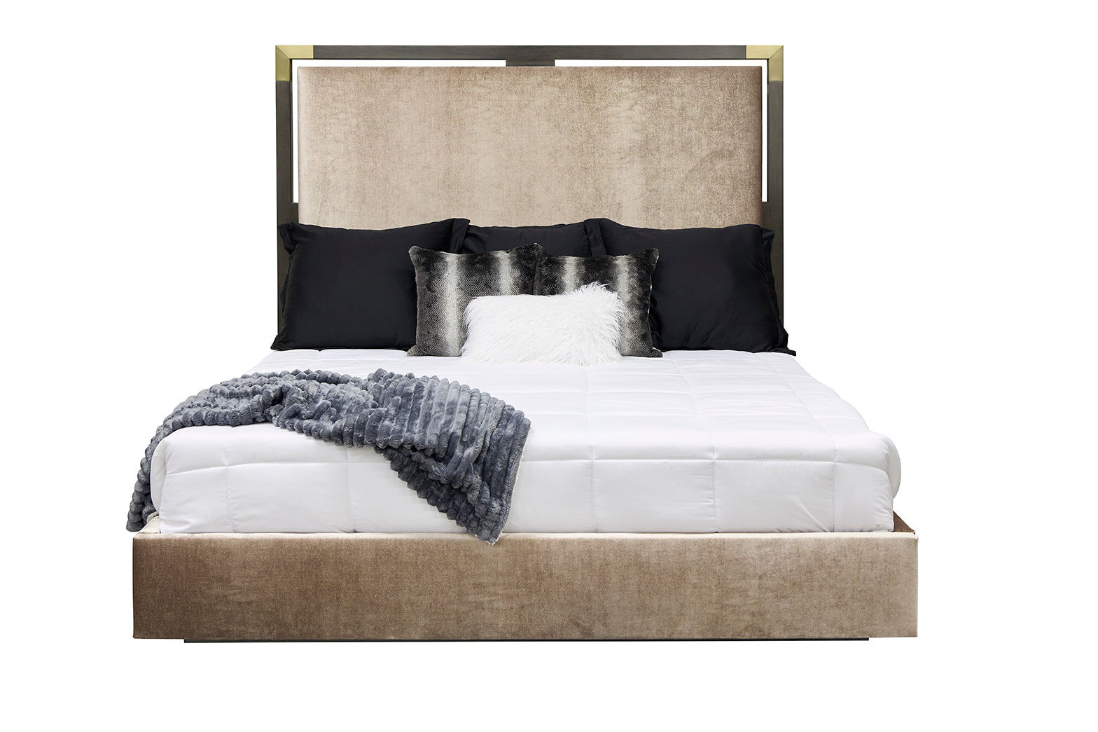 Charlotte Wood Bed - Queen Size