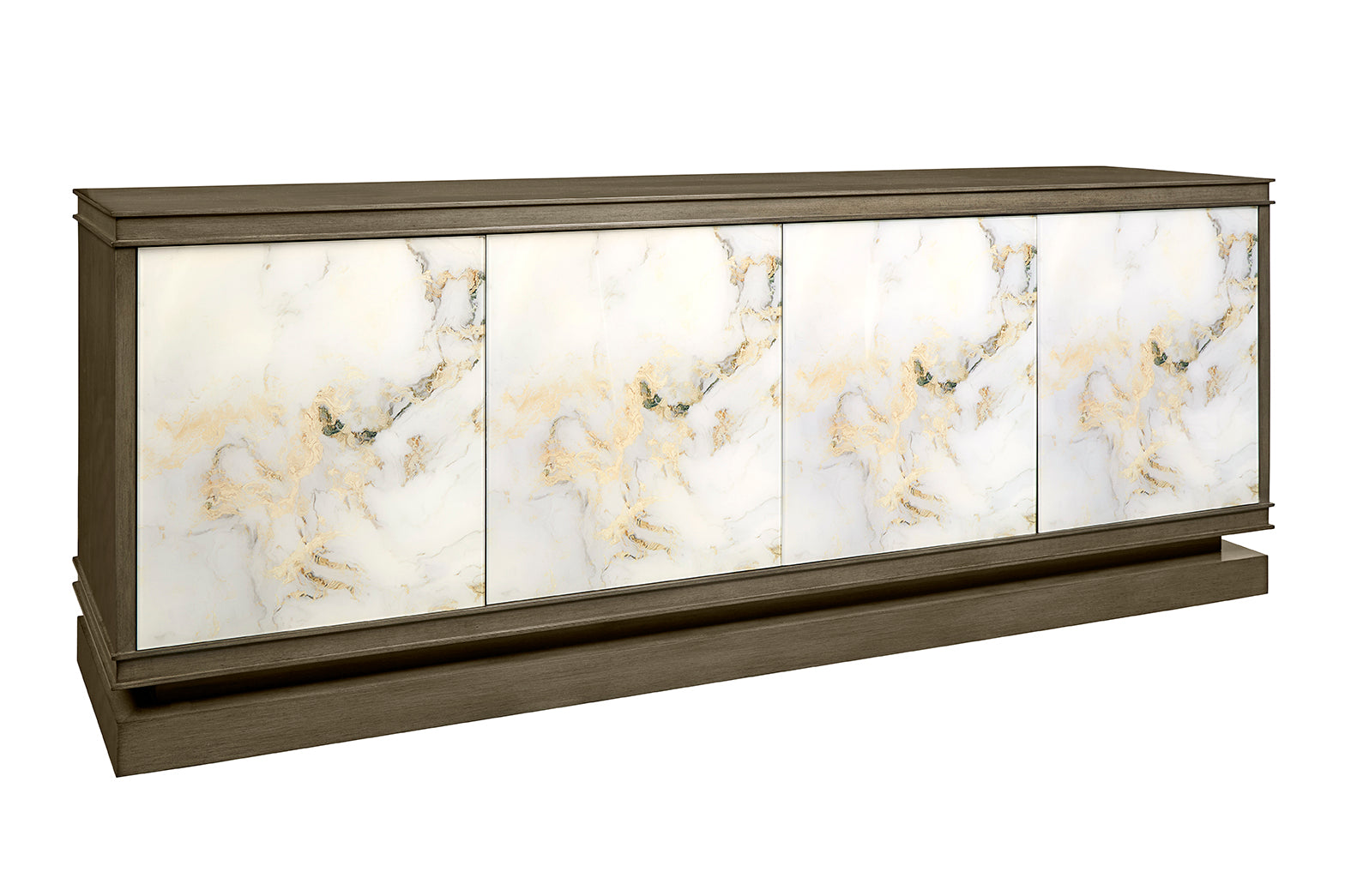 Owen Credenza with Specialty Glass