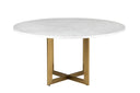 Addison Marble 60" Dining Table